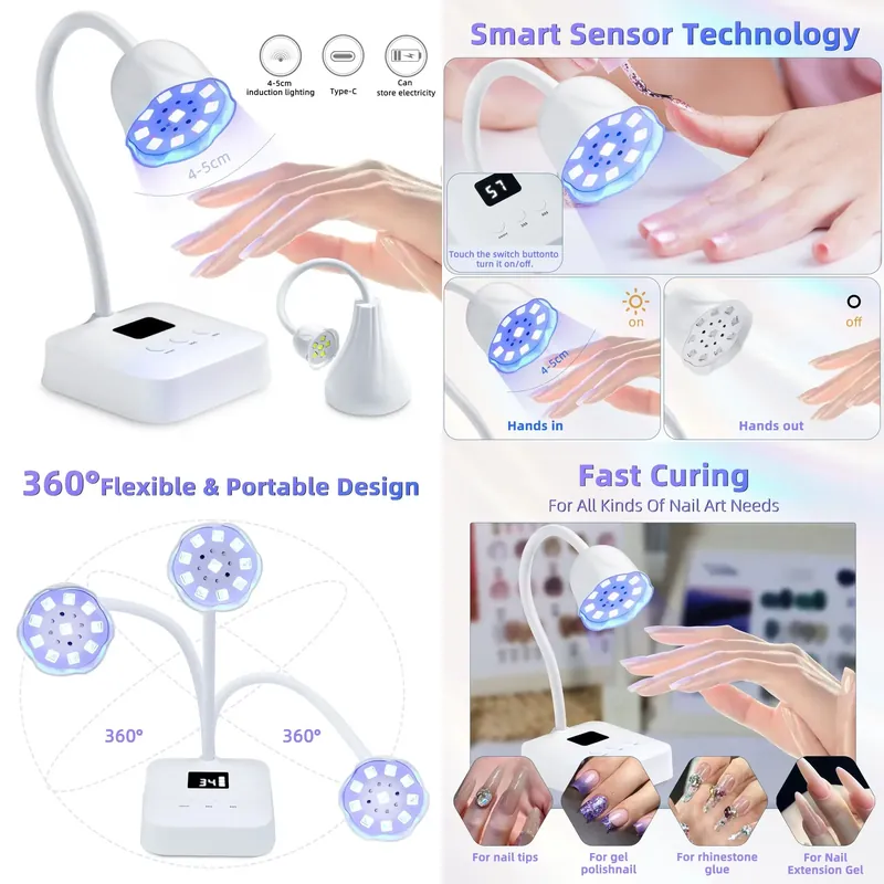 Uv Nail Lamp - Lâmpada de Unhas Sem Fio LED