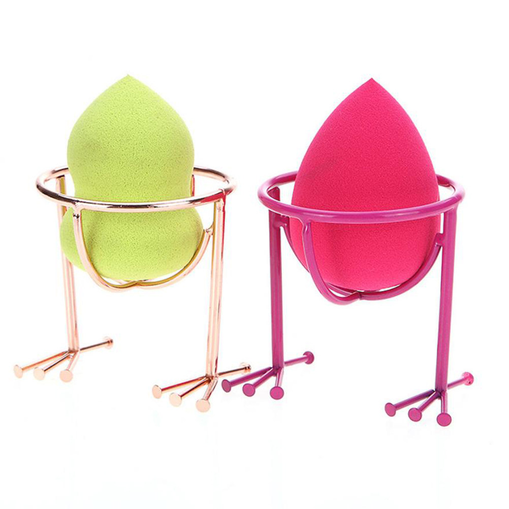 Makeup Organizer - Suporte de Esponja Rosa Dourado para