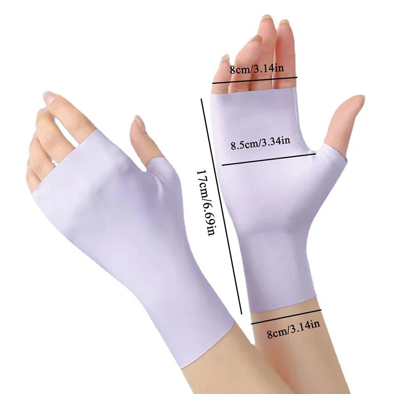 Uv Nail Lamp - Luvas Protetoras Solares Sem Dedos para