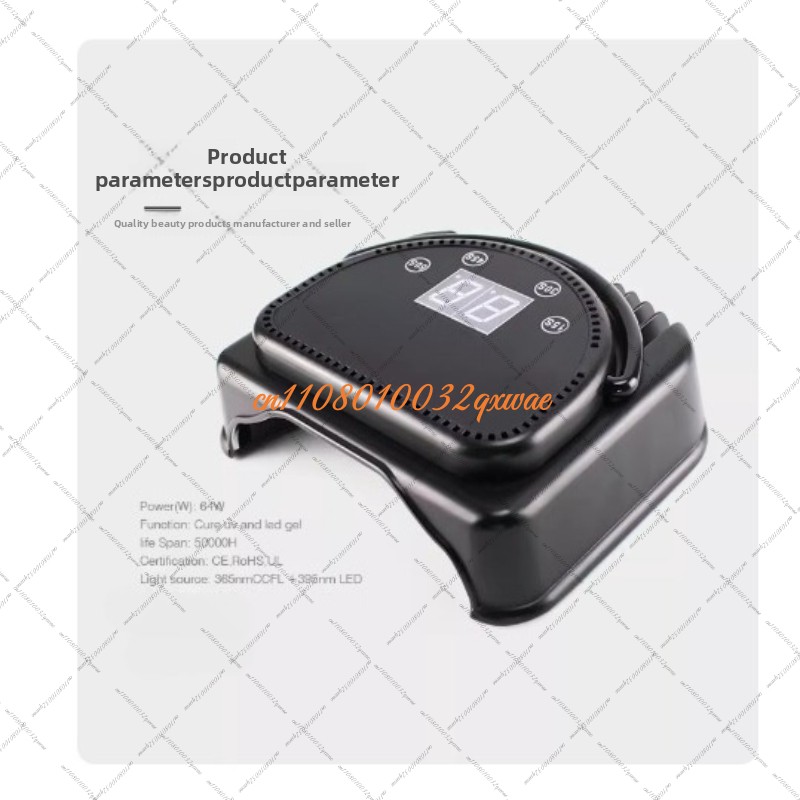 Uv Nail Lamp - Lâmpada Secadora de Unhas Profissional 64W,