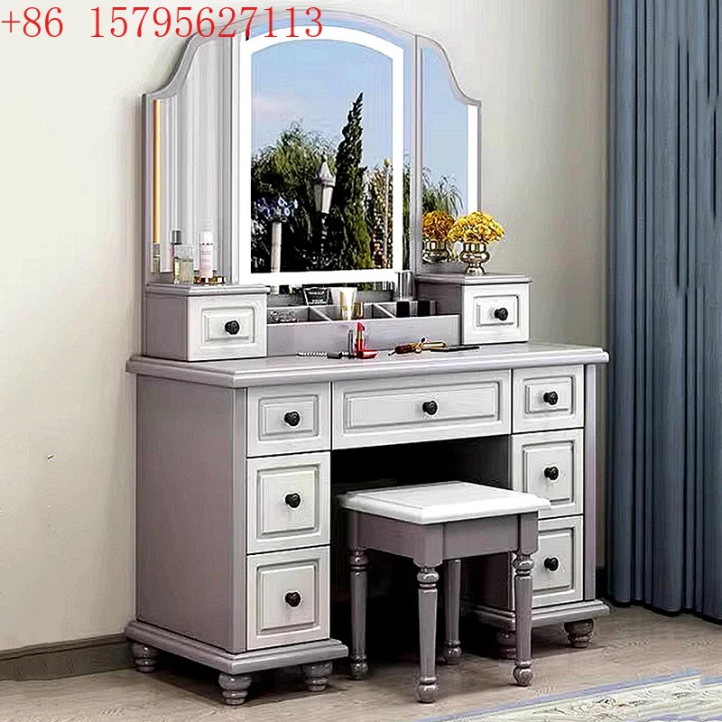 Beauty Makeup Vanity Set - Conjunto Completo de Mesa de Maquiagem