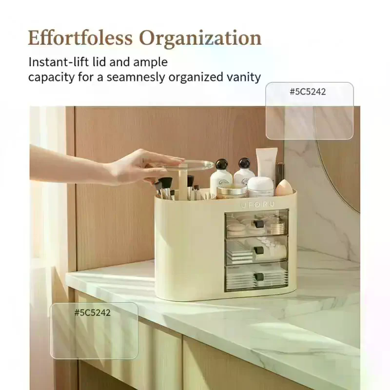 Organizador de Maquiagem com E - Beauty Makeup Vanity Set avaliação e preço