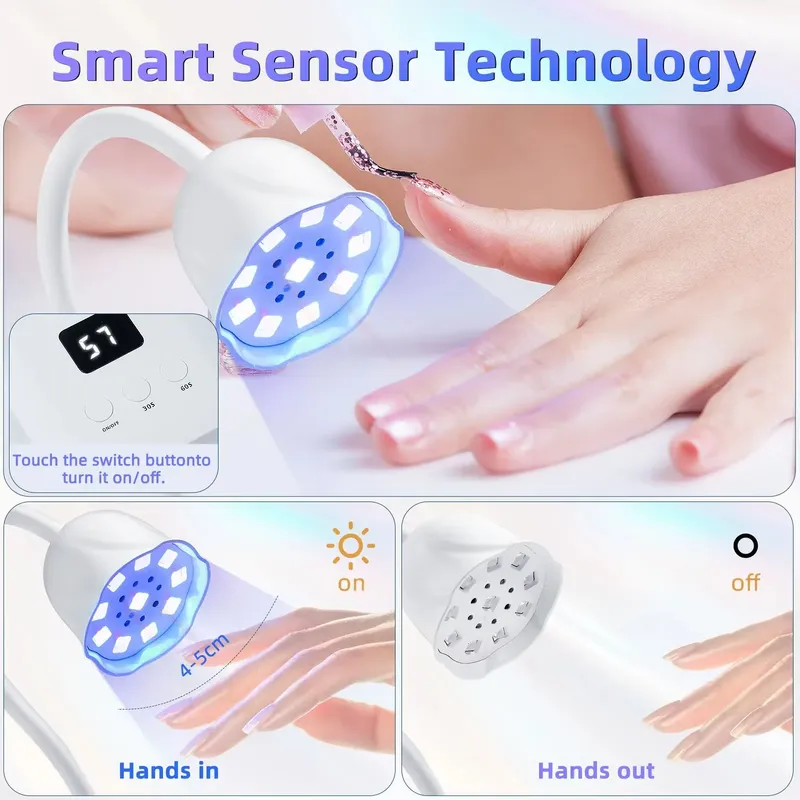 Lâmpada de Unhas Sem Fio LED U - Uv Nail Lamp avaliação e preço