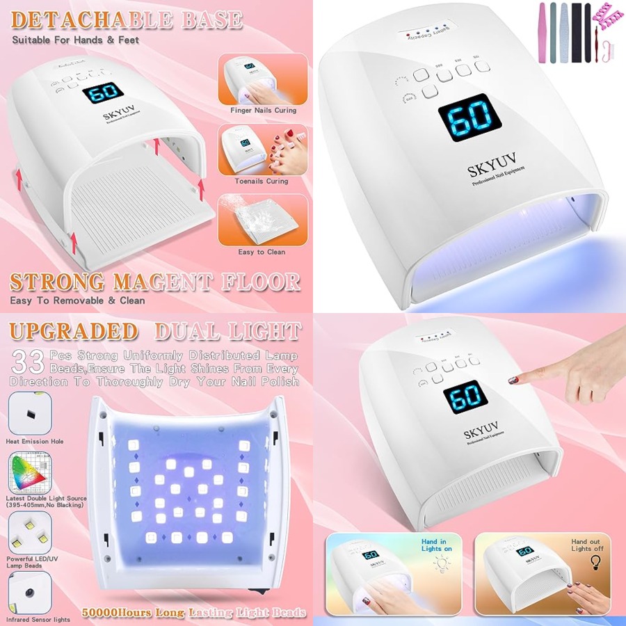Lâmpada UV LED Recarregável pa - Uv Nail Lamp avaliação e preço