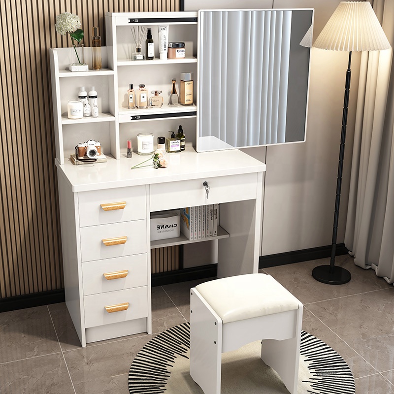 Móveis de Quarto Estilo Nórdic - Beauty Makeup Vanity Set avaliação e preço