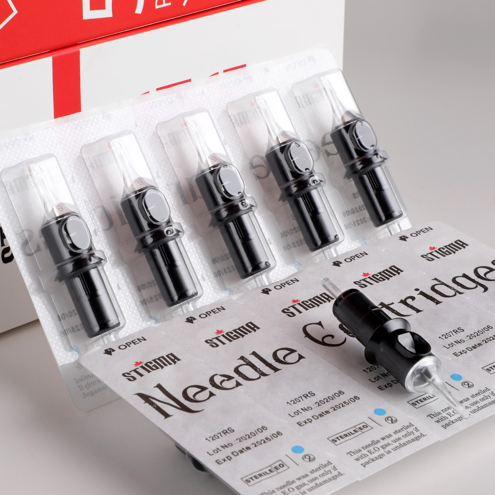 Stigma 50 pçs cartuchos de tat - Merit Beauty Makeup avaliação e preço