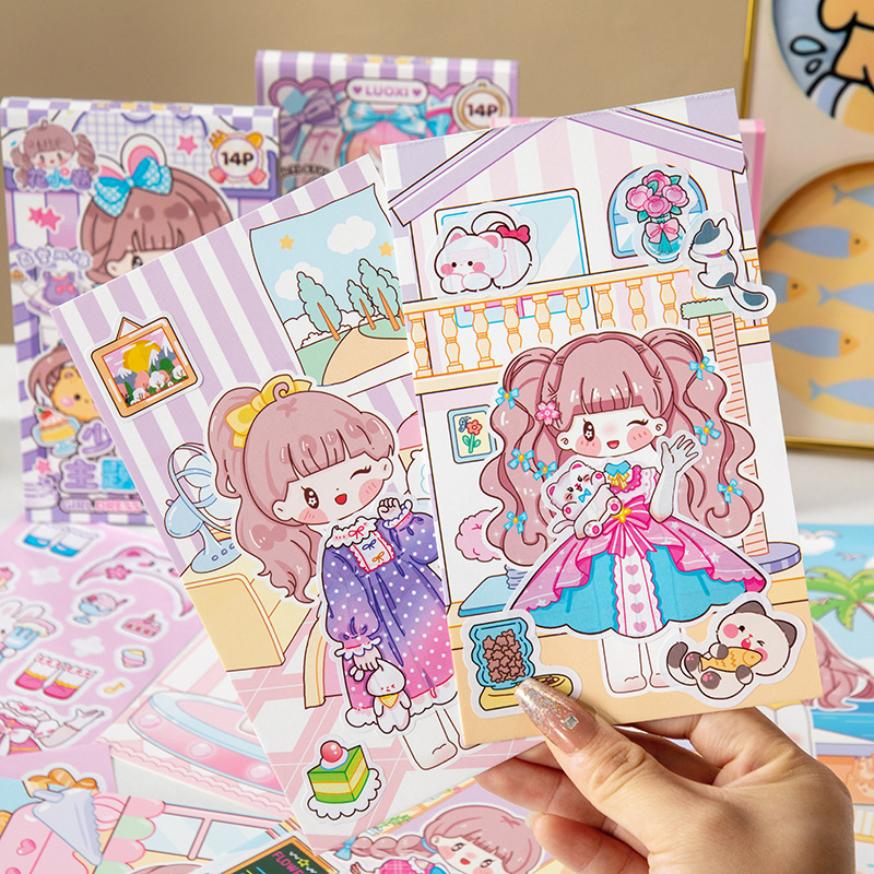 Livro de Adesivos de Jogo de V - Beauty Makeup Games avaliação e preço