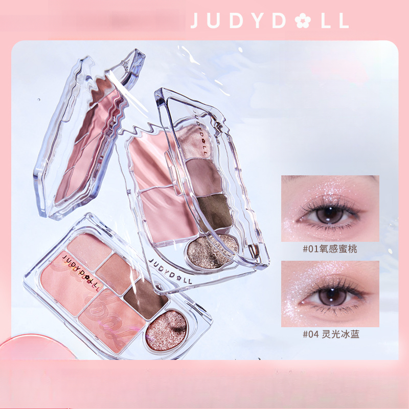 Judydoll 6 cores fosco brilho  - Merit Beauty Makeup avaliação e preço