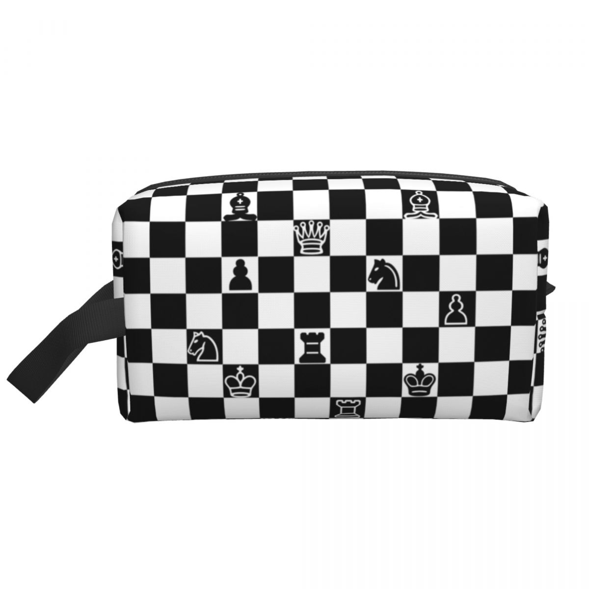Bolsa cosmética de xadrez femi - Beauty Makeup Games avaliação e preço