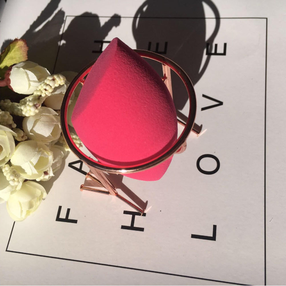 Suporte de Esponja Rosa Dourad - Makeup Organizer avaliação e preço