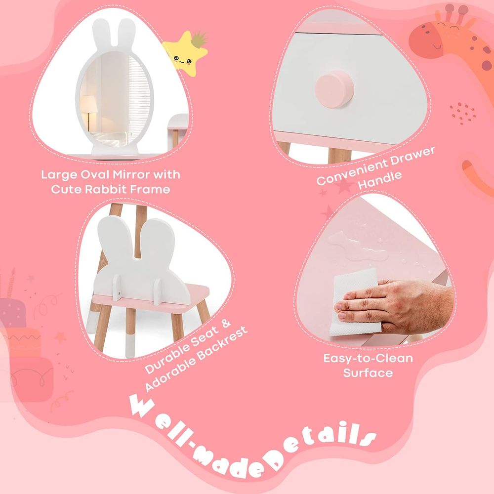 EY Kids Vanity, Conjunto de Me - Beauty Makeup Vanity Set avaliação e preço