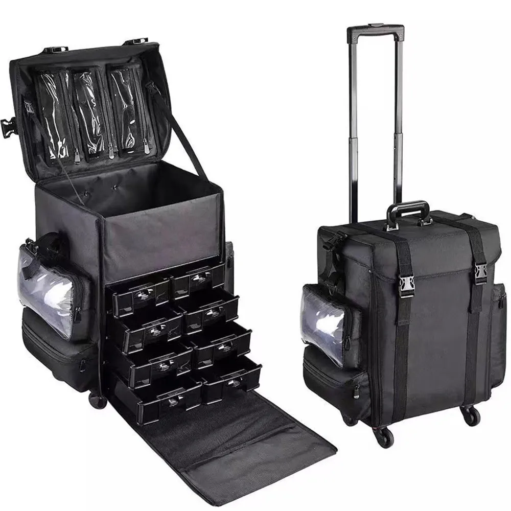 Conjunto de viagem maquiagem t - Beauty Makeup Vanity Set avaliação e preço